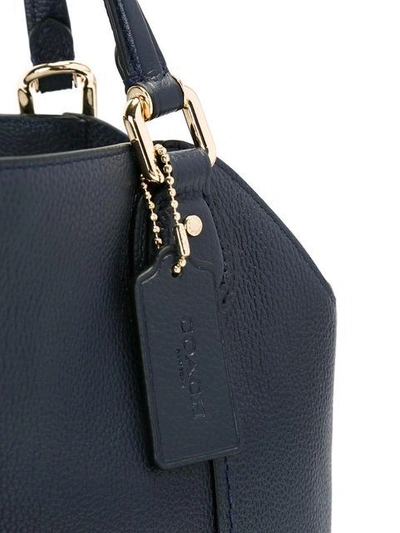 Shop Coach Removable Strap Tote In Blue