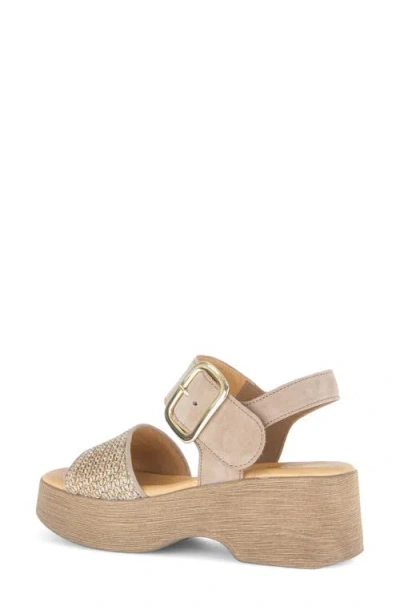 Gabor Ankle Strap Platform Sandal In Multi
