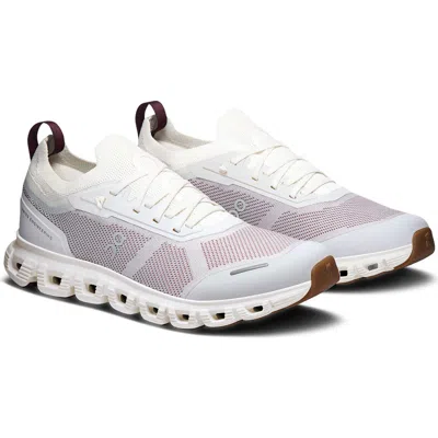 On Cloud 6 Versa Panelled Mesh-knit Sneakers In White