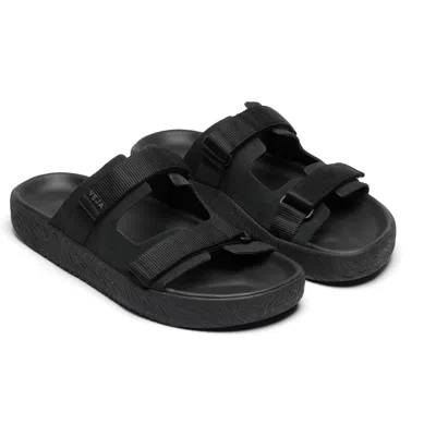 Veja Arpoador Double-strap Suede Sandals In Black