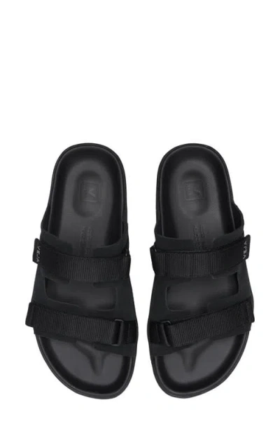 Veja Arpoador Double-strap Suede Sandals In Black
