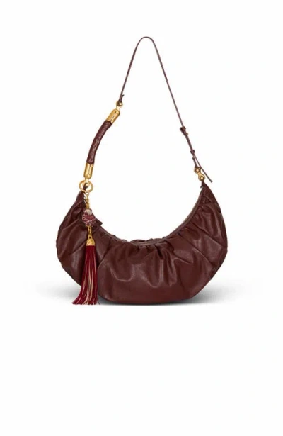 Balmain Shell Tassel Charm In Red