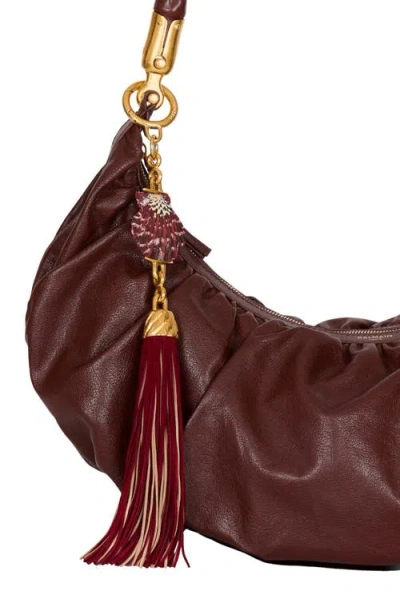 Balmain Shell Tassel Charm In Red