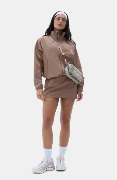 Halfdays Gwen Packable Jacket In Brown