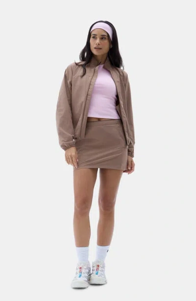 Halfdays Gwen Packable Jacket In Brown