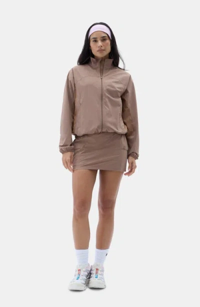 Halfdays Gwen Packable Jacket In Brown