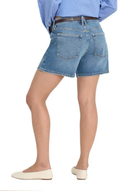 Good American Everyday Denim Shorts In Blue