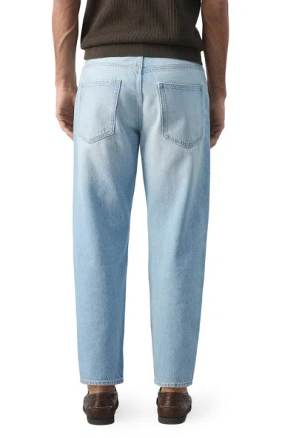 Mango Sammy Cropped Carrot-fit Jeans Light Blue