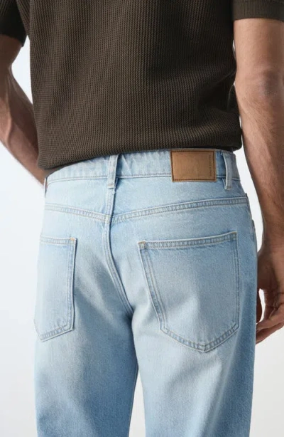 Mango Sammy Cropped Carrot-fit Jeans Light Blue