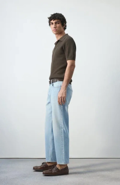 Mango Sammy Cropped Carrot-fit Jeans Light Blue