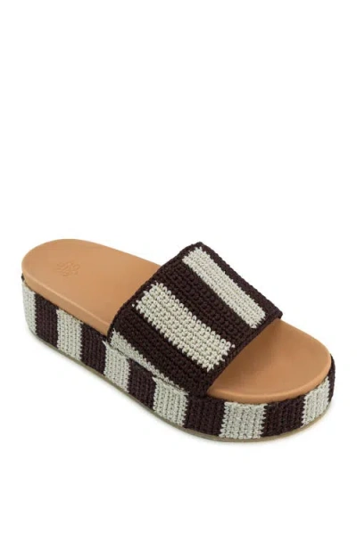 The Sak Olivia Platform Sandal In Brown