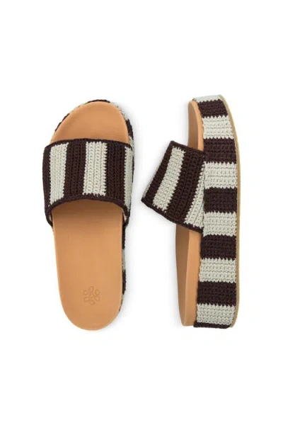 The Sak Olivia Platform Sandal In Brown