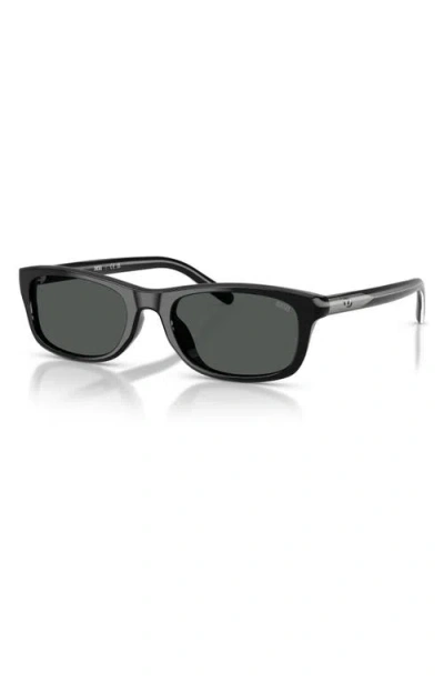 Diesel ® 54mm Rectangular Sunglasses In Black
