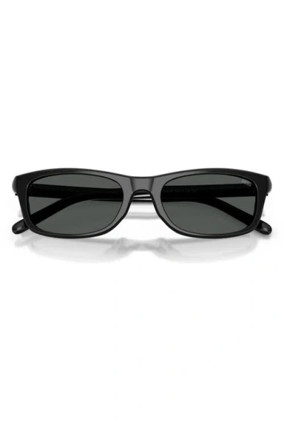 Diesel ® 54mm Rectangular Sunglasses In Black