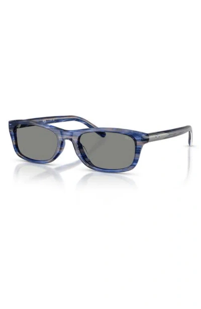 Diesel ® 54mm Rectangular Sunglasses In Blue