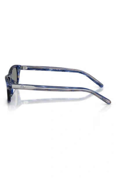 Diesel ® 54mm Rectangular Sunglasses In Blue
