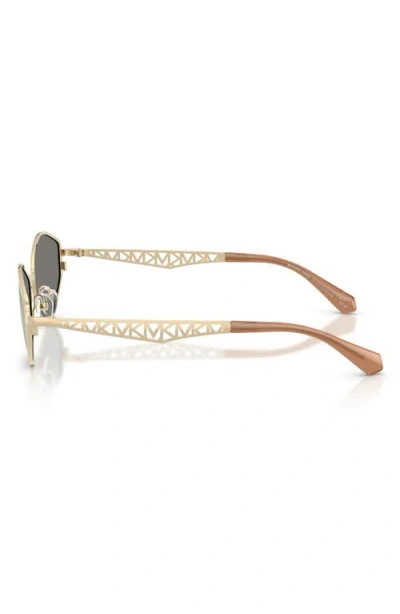 Michael Kors Gold Coast 56mm Angular Sunglasses In Multi
