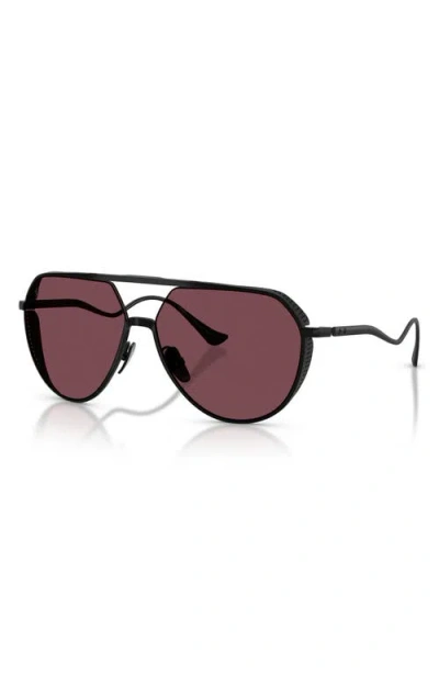 Ferrari Pilot-frame Sunglasses In Brown