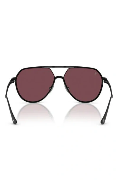Ferrari Pilot-frame Sunglasses In Brown