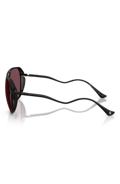 Ferrari Pilot-frame Sunglasses In Brown