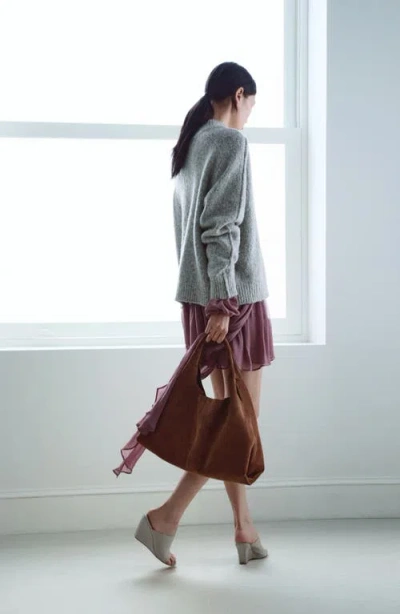 Mango Shoulder Bag In Brown