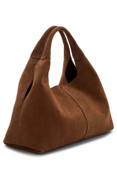Mango Shoulder Bag In Brown