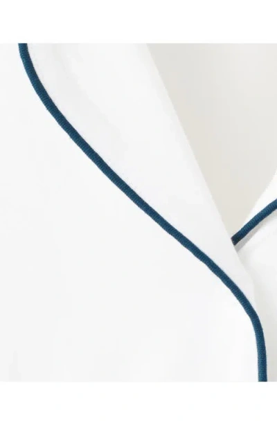 Mango Piped Pajamas In White