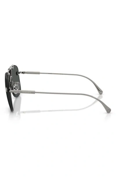 Versace 60mm Square Sunglasses In Silver