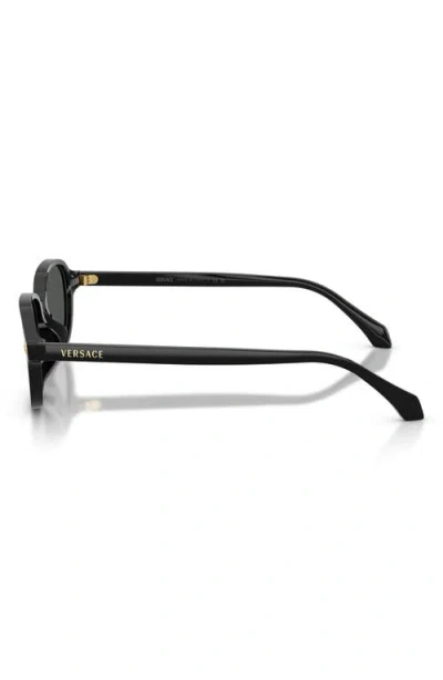 Versace 0ve4514d Rectangular Acetate Sunglasses In Multi