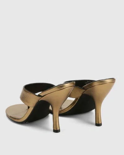Naked Wolfe Martine Bronze Leather In Gold