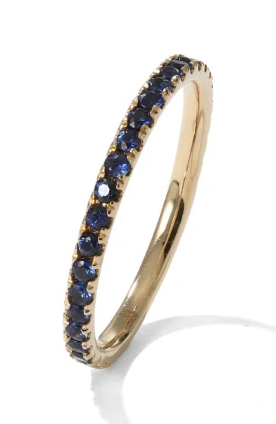Mark Henry Thread Sapphire Ring In Black