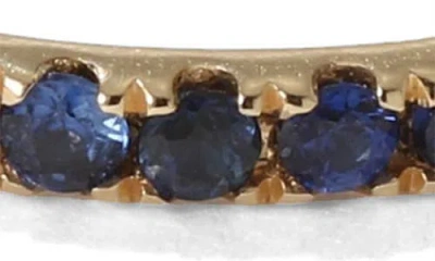 Mark Henry Thread Sapphire Ring In Black