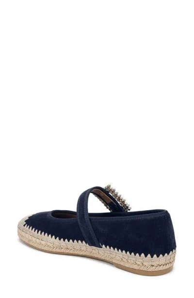 Naturalizer Java Mary Jane Espadrille Flat In Blue