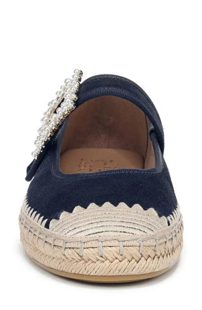 Naturalizer Java Mary Jane Espadrille Flat In Blue