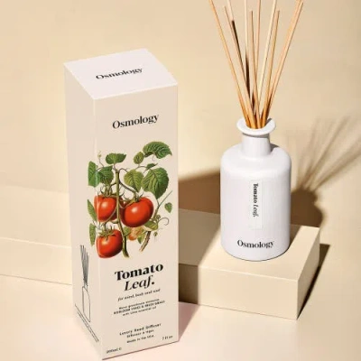 Osmology Tomato Leaf Reed Diffuser In White