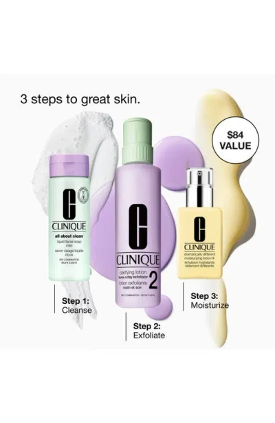 Clinique 3-pc. Healthy Skin 3-step System Set In Transparent