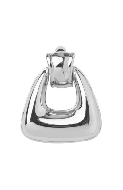 Retro Chic Ostuni Silver Earrings In Silver