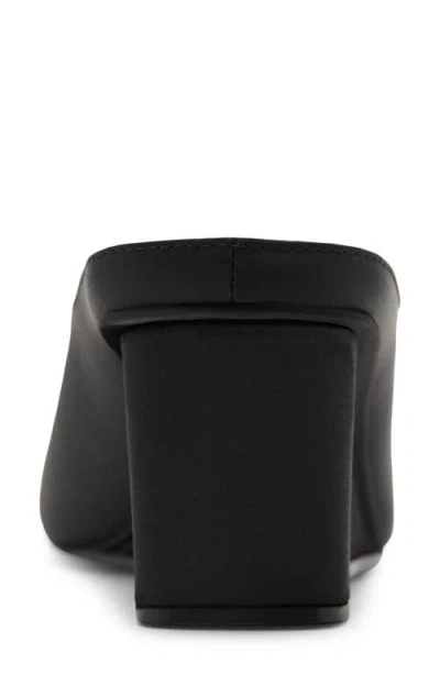 Mango Square Toe Wedge Shoe In Black