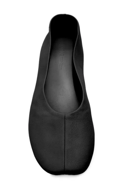 Mango Ballet Flat In Black