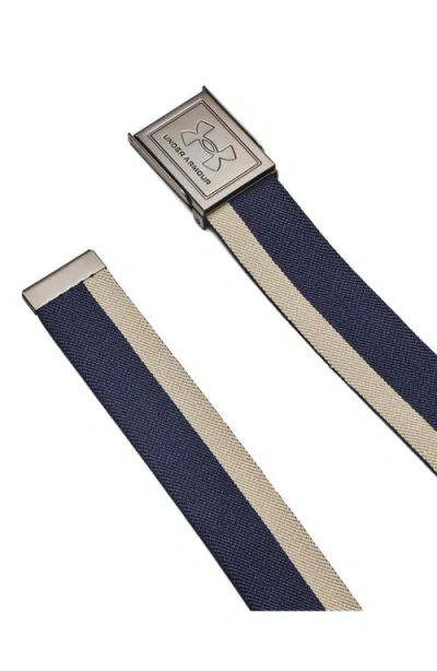 Under Armour Drive Reversible Stretch Web Belt In Blue