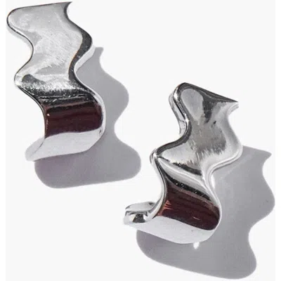 Muns Paseo Stud Earrings In Metallic