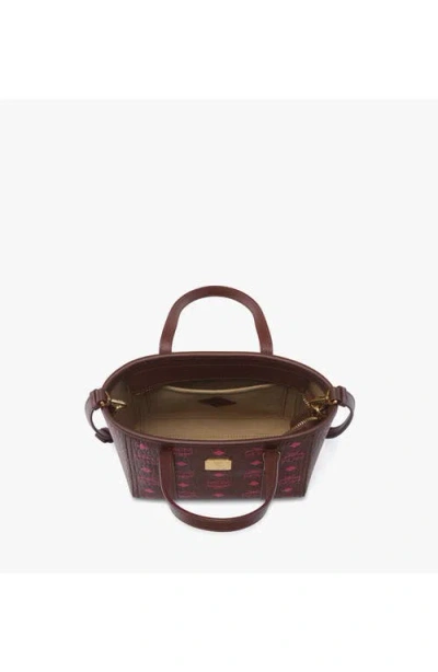 Mcm Toni Double-handle Shoulder Bag In Red