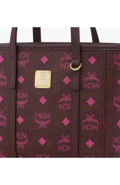 Mcm Toni Double-handle Shoulder Bag In Red