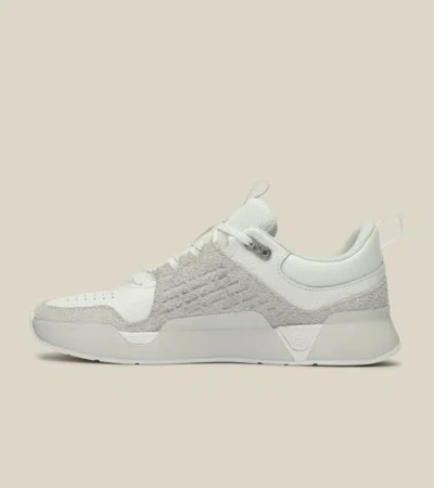 While On Earth™ Leather Trainer In White
