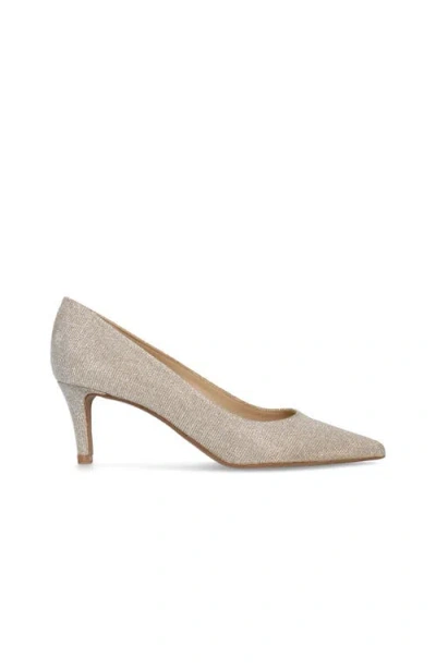 Mascaro Glitzy Mid Heel Pump In Brown