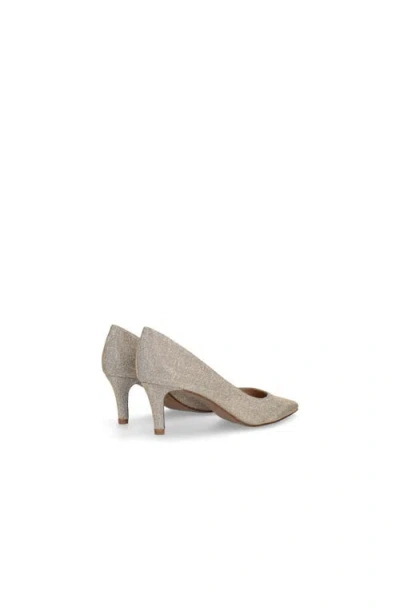 Mascaro Glitzy Mid Heel Pump In Brown