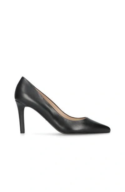 Mascaro Leather Pointed Toe Pump In Black