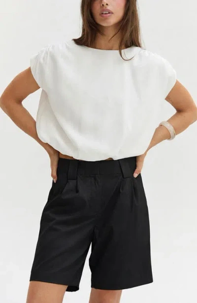 Crescent Tailored Trouser Shorts In Multi