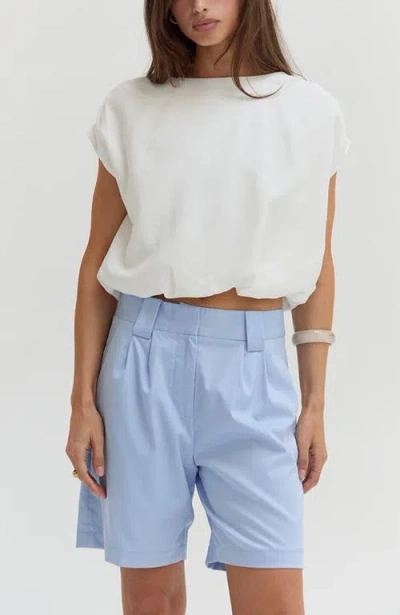 Crescent Tailored Trouser Shorts In Multi