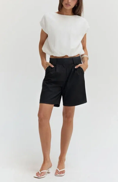 Crescent Tailored Trouser Shorts In Multi